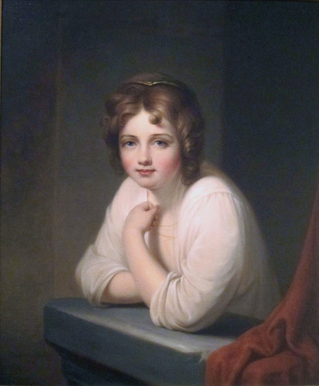 Rapariga à janela (Rosalba Peale) de Rembrandt Peale