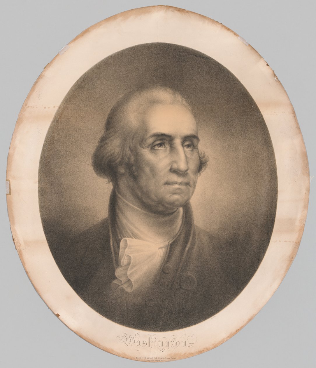 Chefe de George Washington, 1856. de Rembrandt Peale