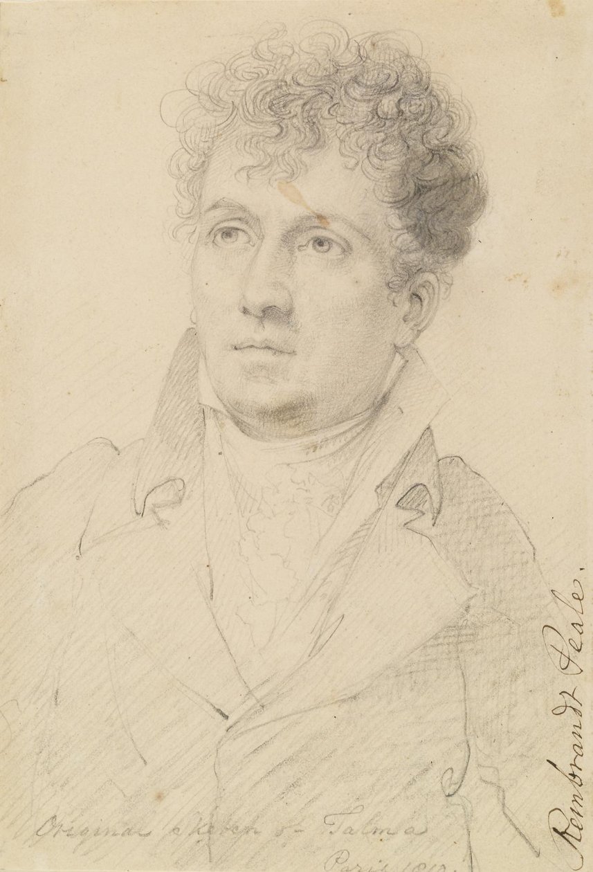 Retrato de François Joseph Talma de Rembrandt Peale