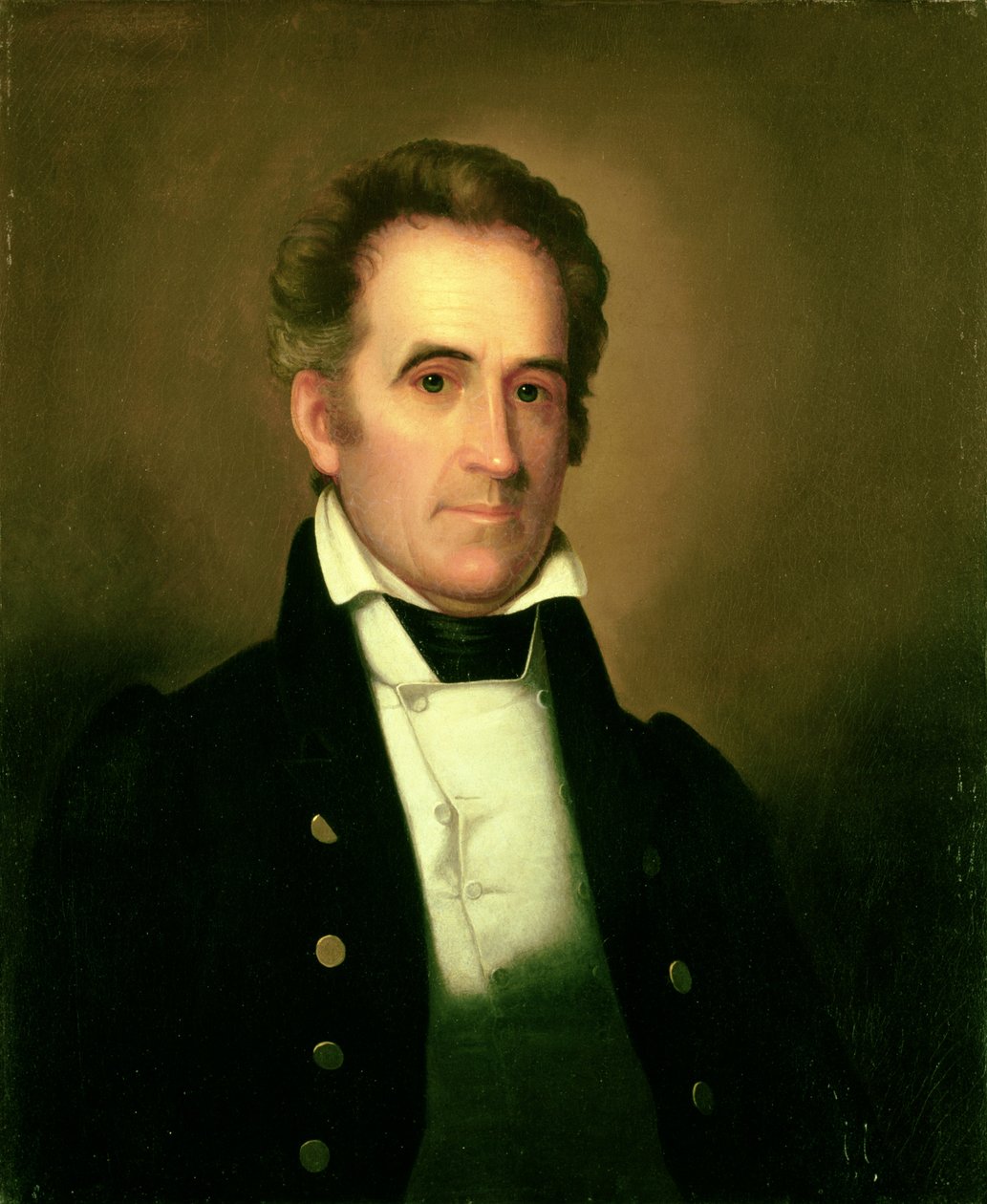 Retrato de Richard Mentor Johnson de Rembrandt Peale