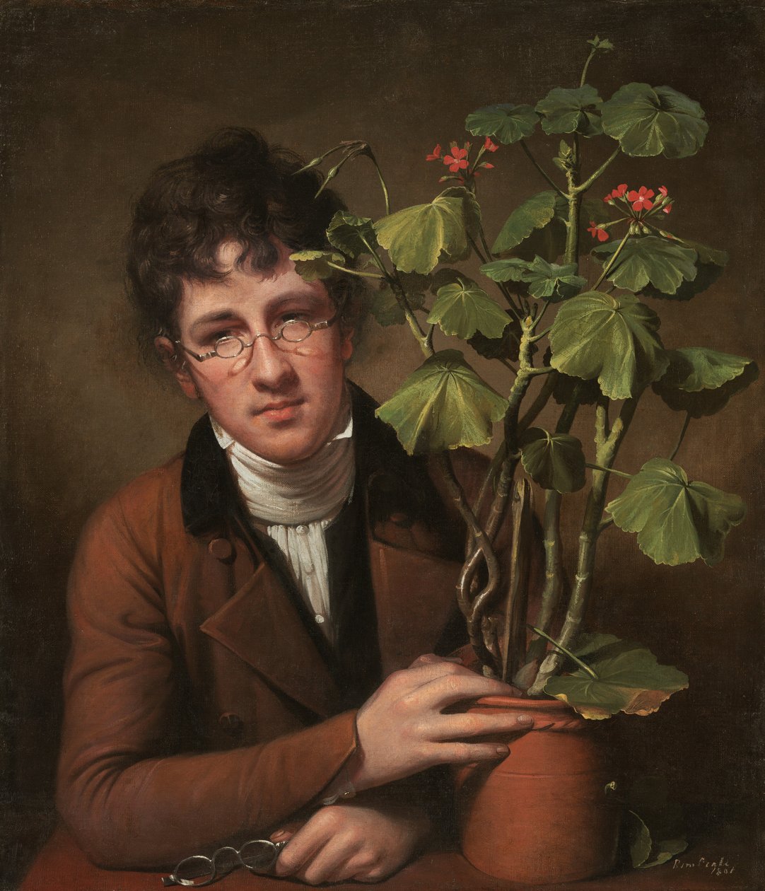 Rubens Peale com um Gerânio de Rembrandt Peale