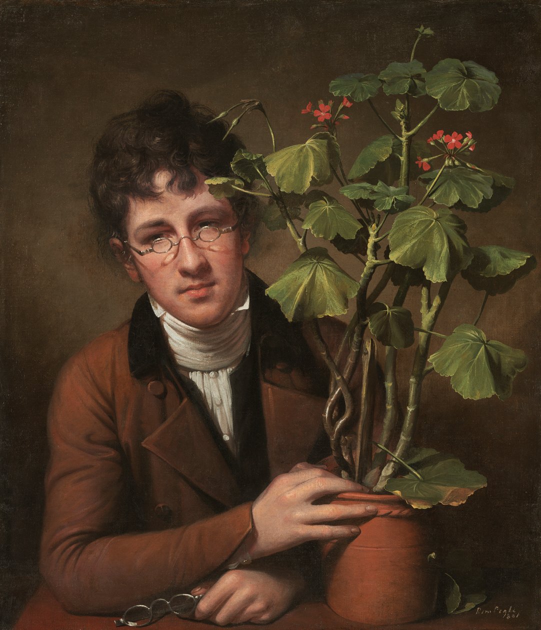 Rubens Peale com um Gerânio de Rembrandt Peale