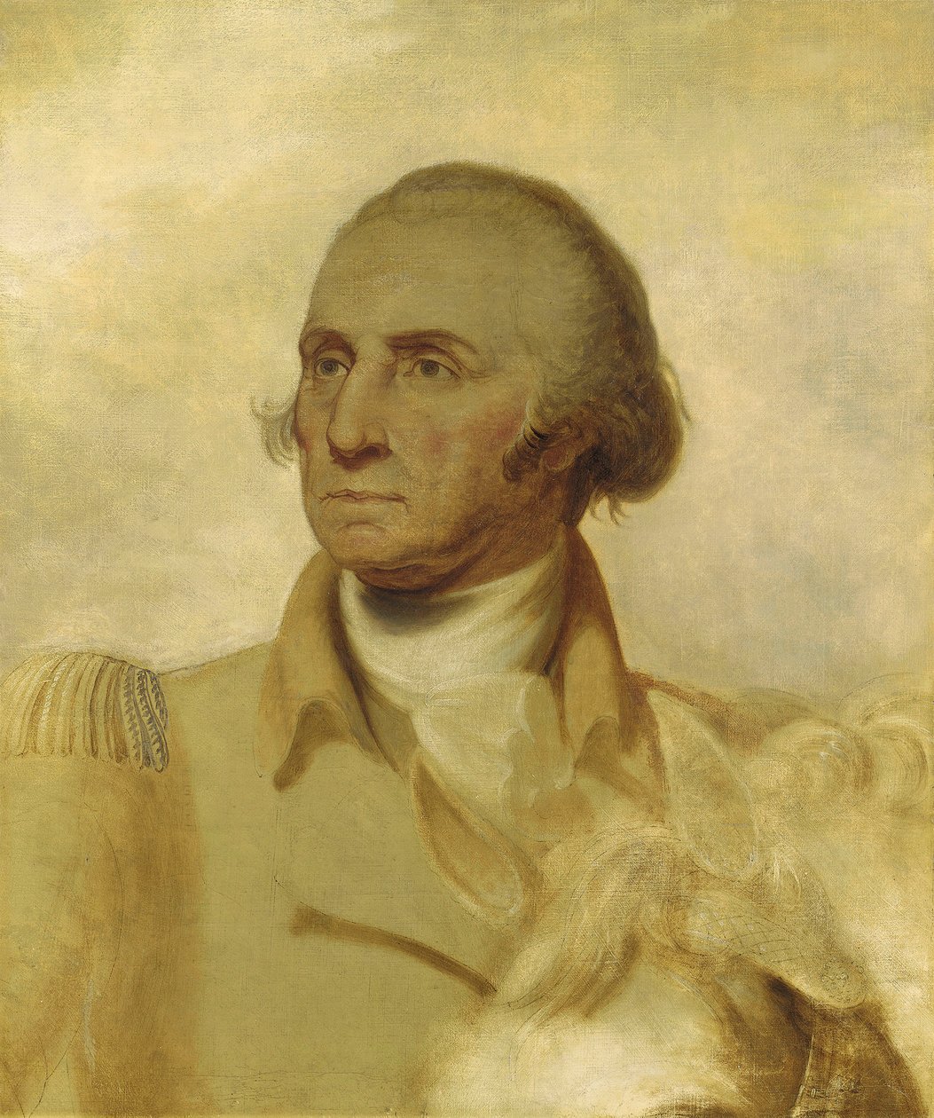 Esboço para um retrato de George Washington de Rembrandt Peale