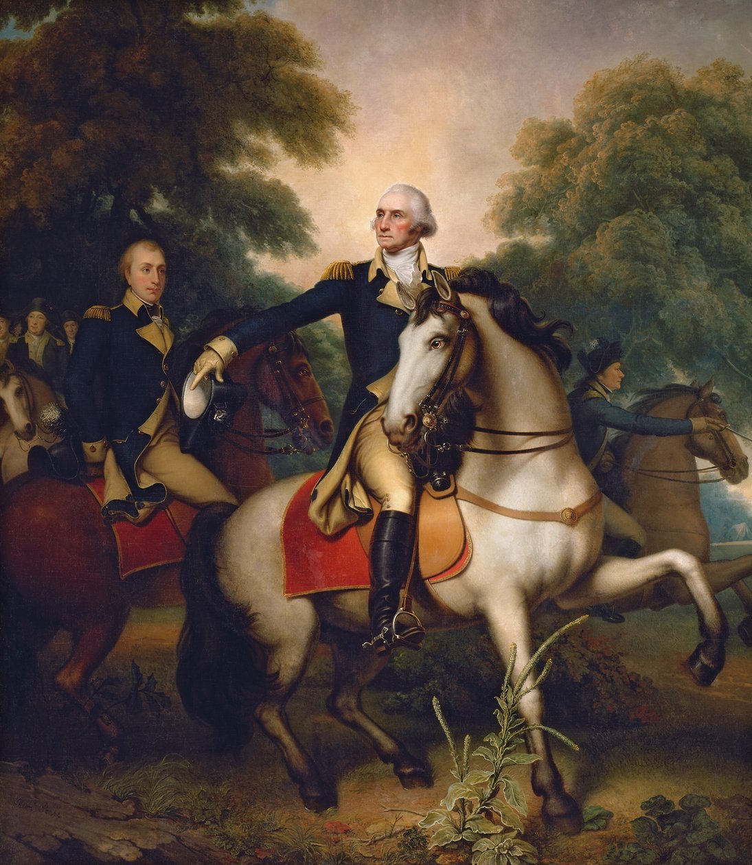 Washington diante de Yorktown de Rembrandt Peale