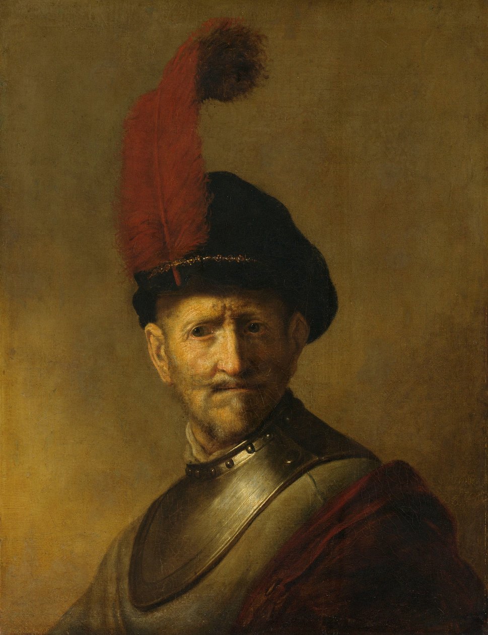 Retrato de um Homem, talvez o Pai de Rembrandt, Harmen Gerritsz van Rijn de Rembrandt van Rijn (copy after)