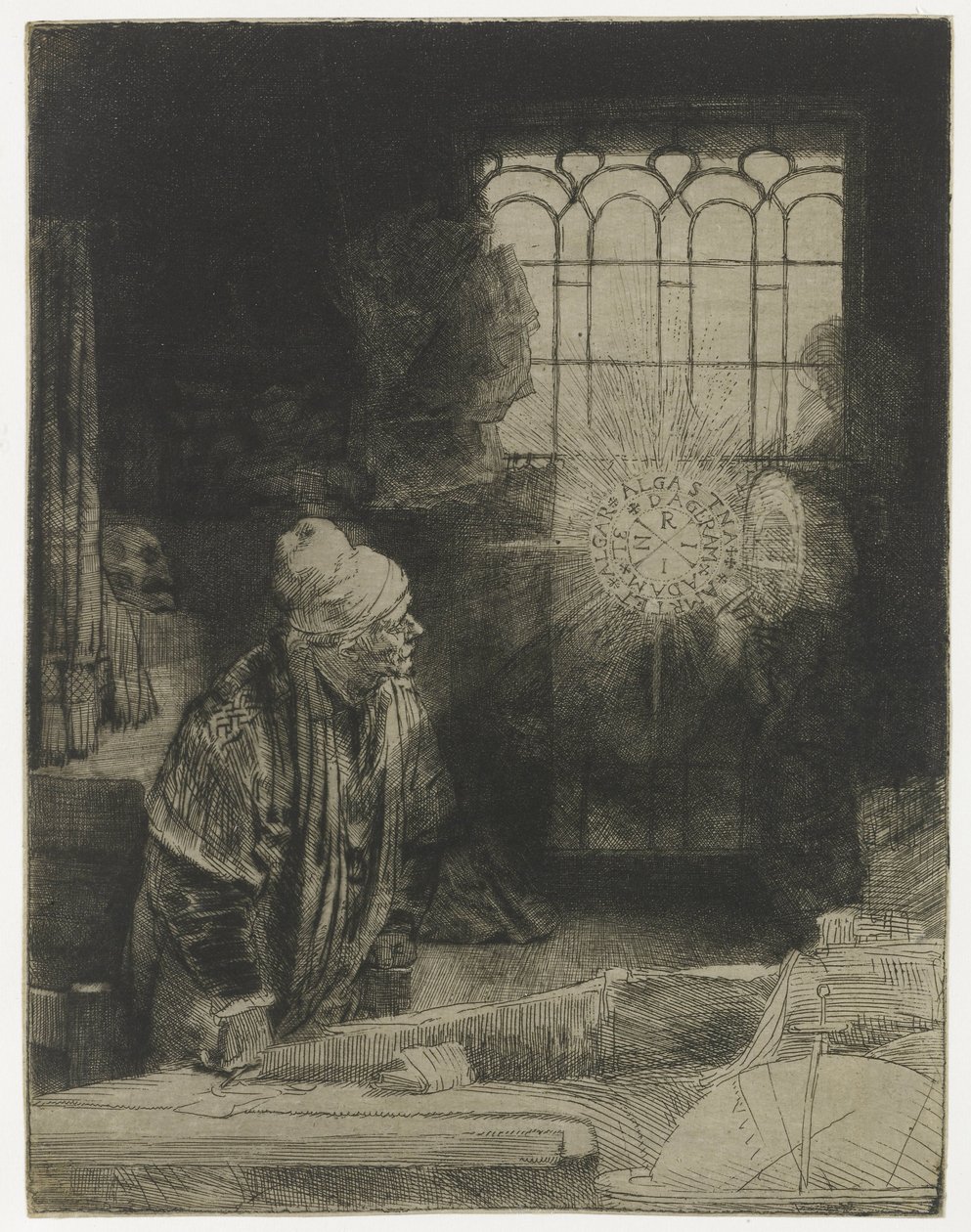 Um estudioso em seu estudo Um estudioso em seu estudo de Rembrandt van Rijn