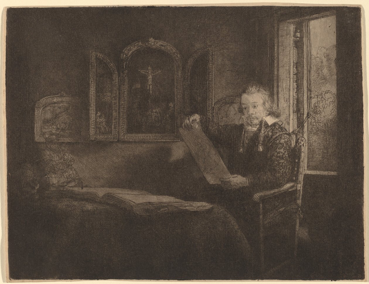 Abraham French de Rembrandt van Rijn