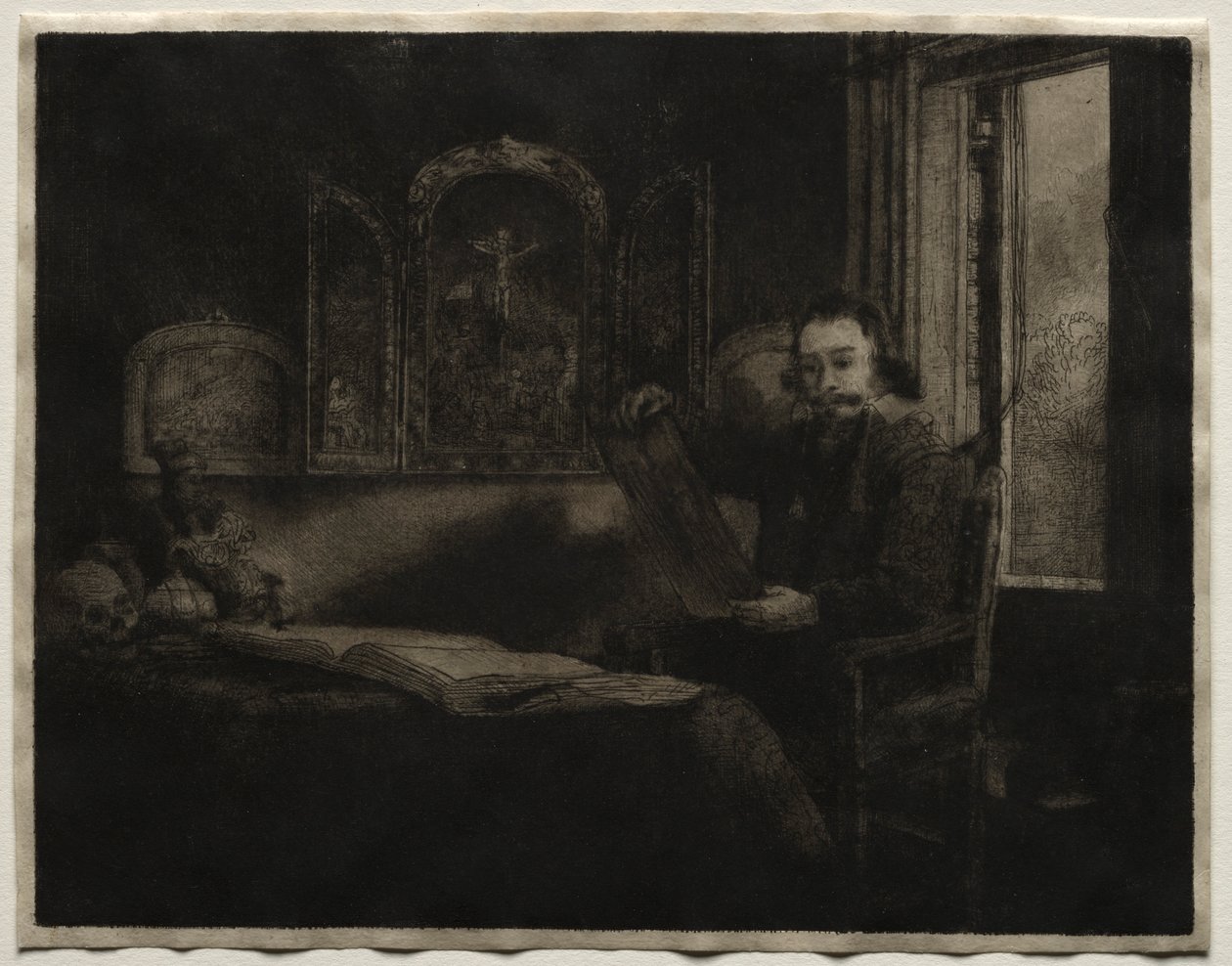 Abraham Francen, Boticário, c. 1657 de Rembrandt van Rijn