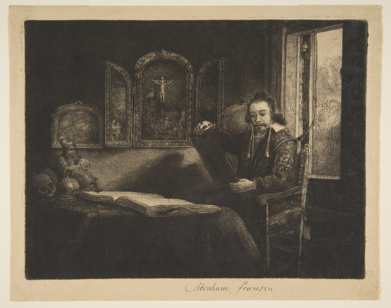 Abraham Francen, Boticário, ca. 1656 de Rembrandt van Rijn