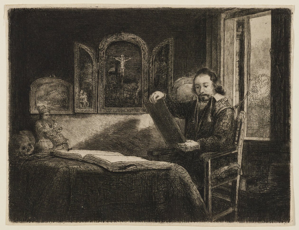 Abraham Francen, negociante de arte de Rembrandt van Rijn