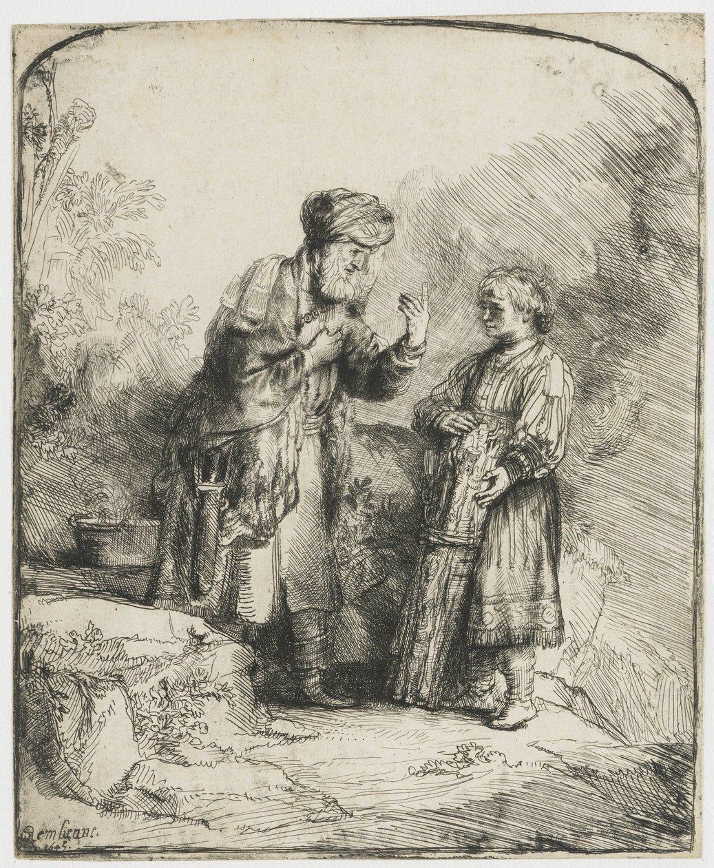 Abraão e Isaac de Rembrandt van Rijn