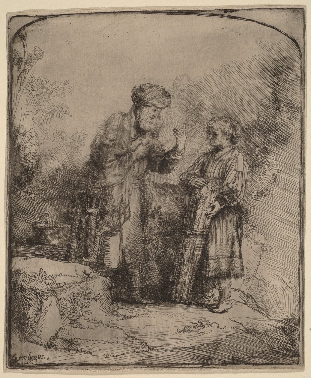 Abraão e Isaac de Rembrandt van Rijn