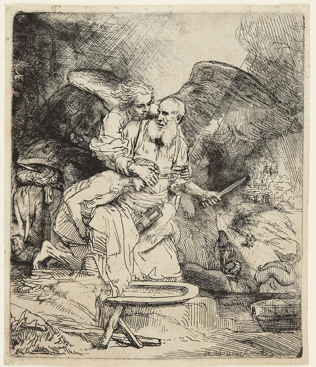 O Sacrifício de Abraão de Rembrandt van Rijn