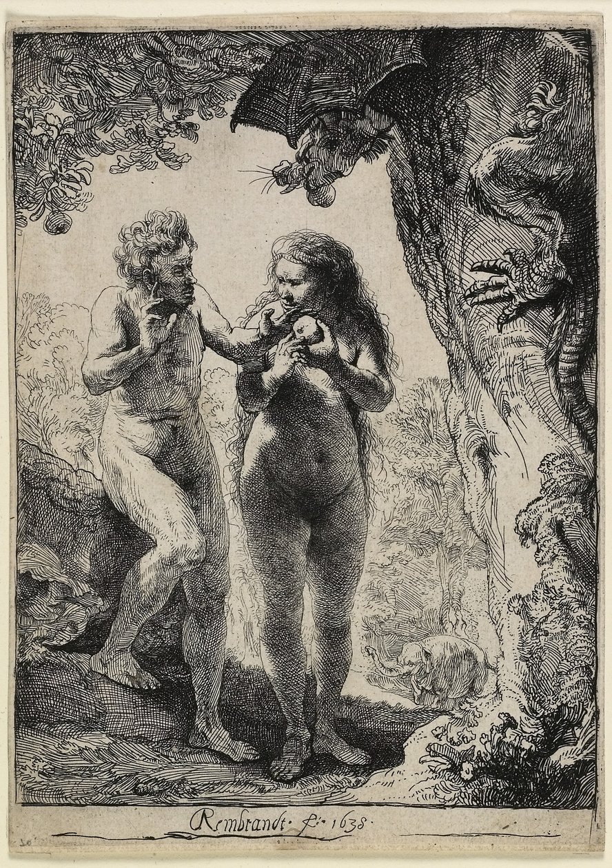 Adão e Eva de Rembrandt van Rijn