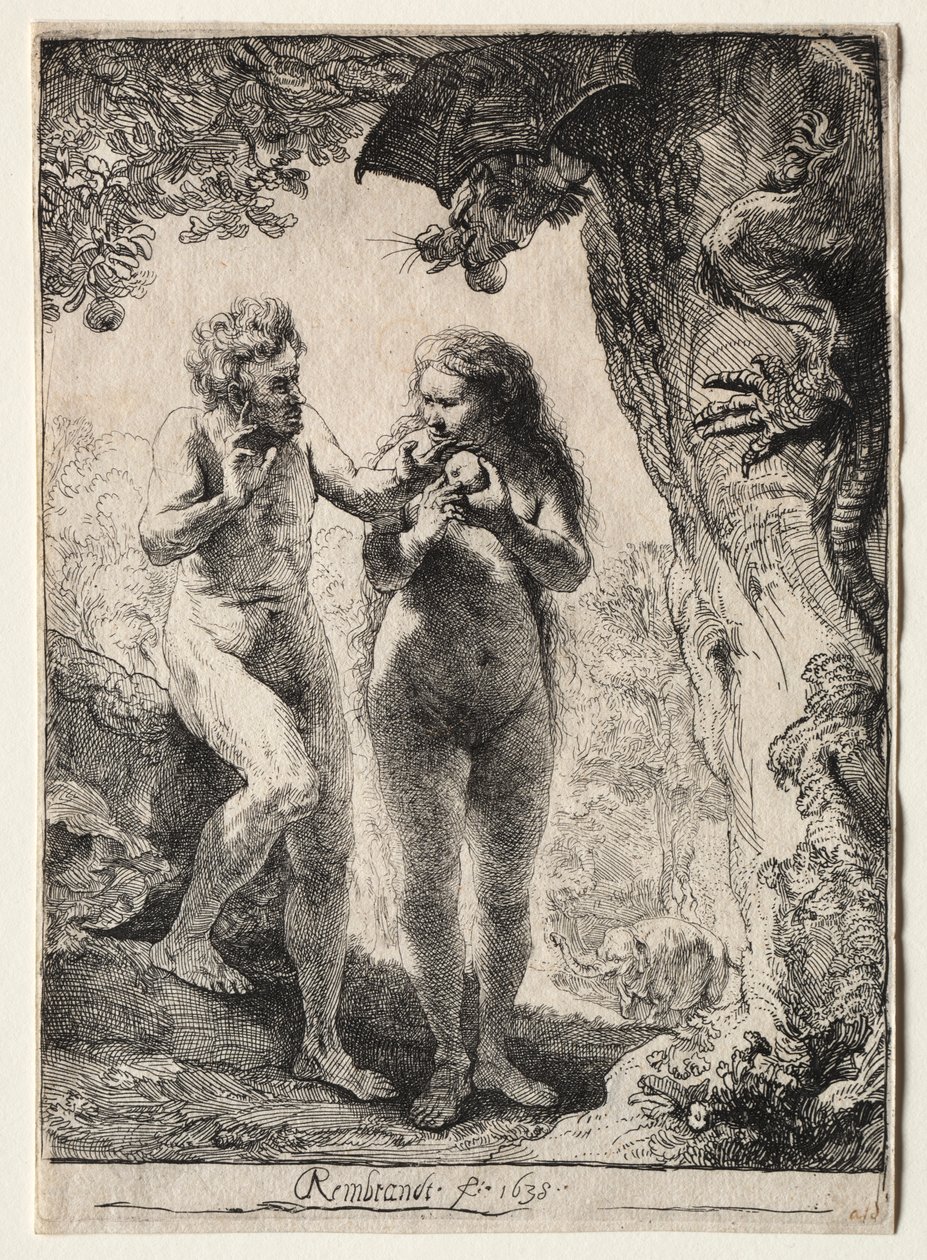 Adão e Eva de Rembrandt van Rijn