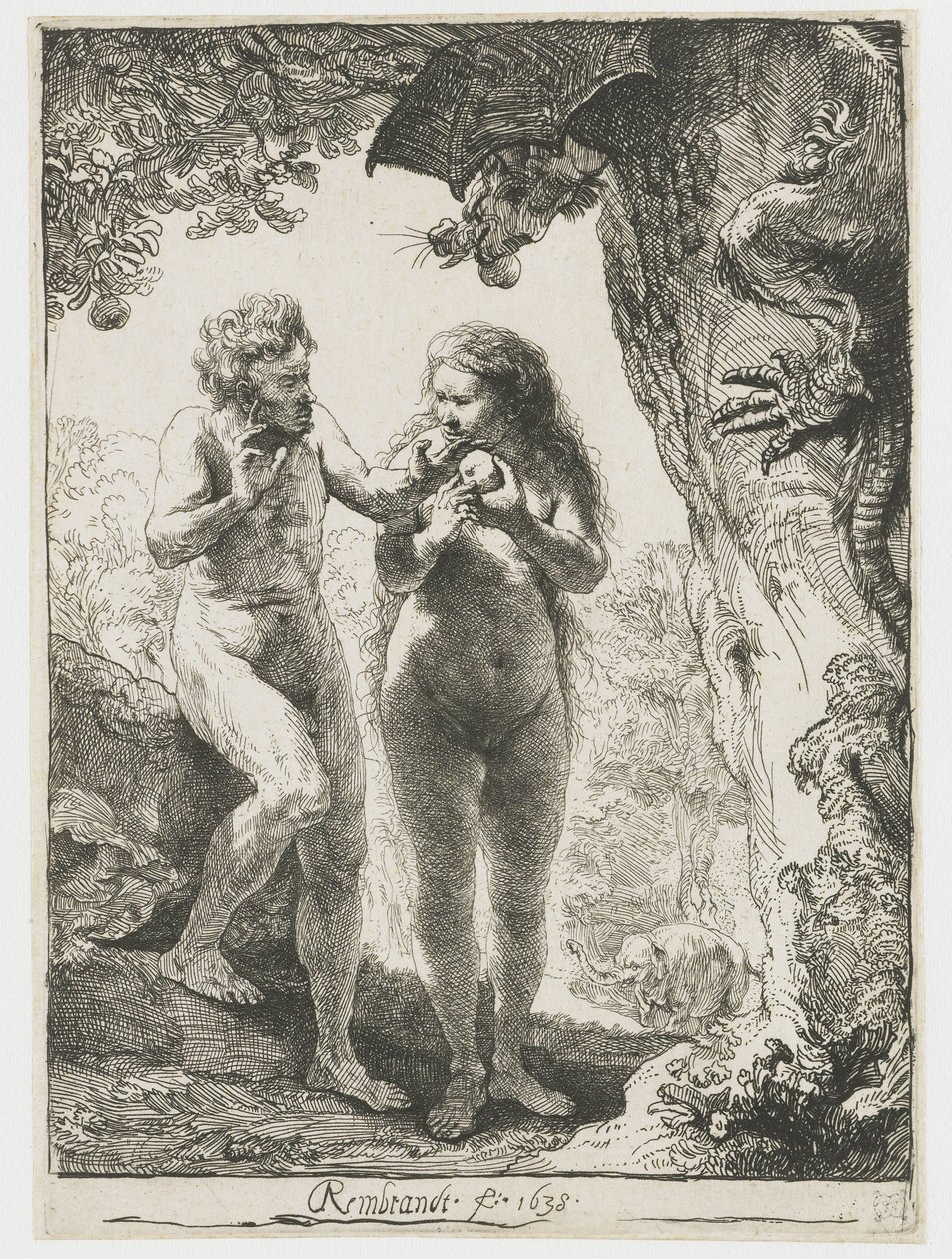 Adão e Eva de Rembrandt van Rijn