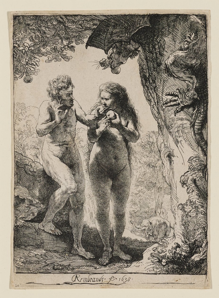 Adão e Eva de Rembrandt van Rijn