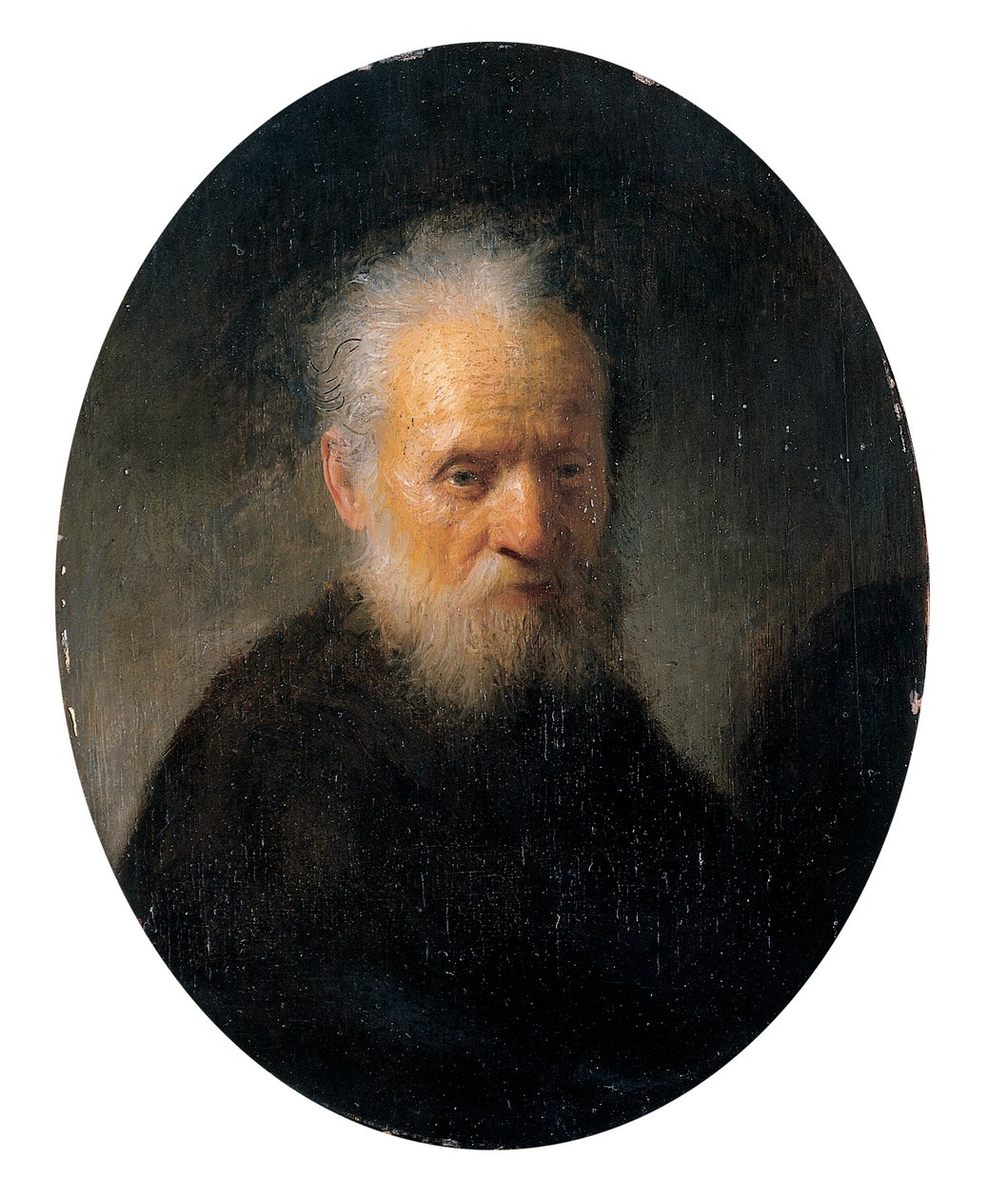 Velho barbudo de Rembrandt van Rijn