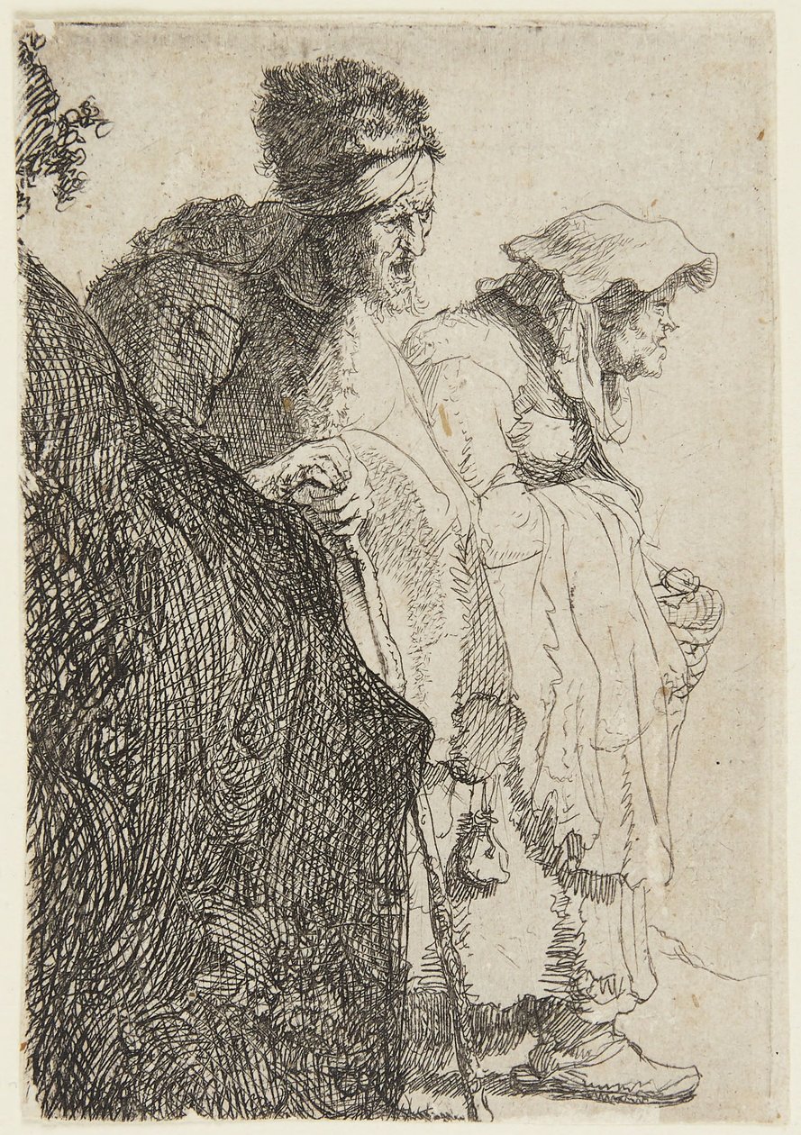 O mendigo e a mendiga de Rembrandt van Rijn