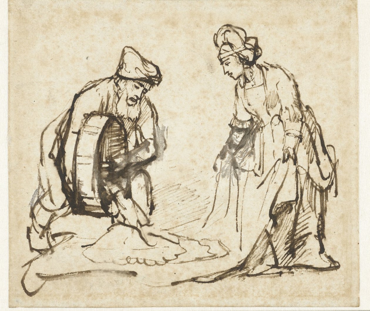 Boaz e Ruth de Rembrandt van Rijn