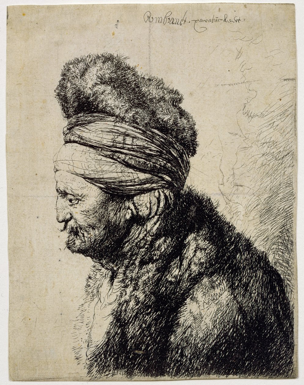 A Segunda Cabeça Oriental de Rembrandt van Rijn