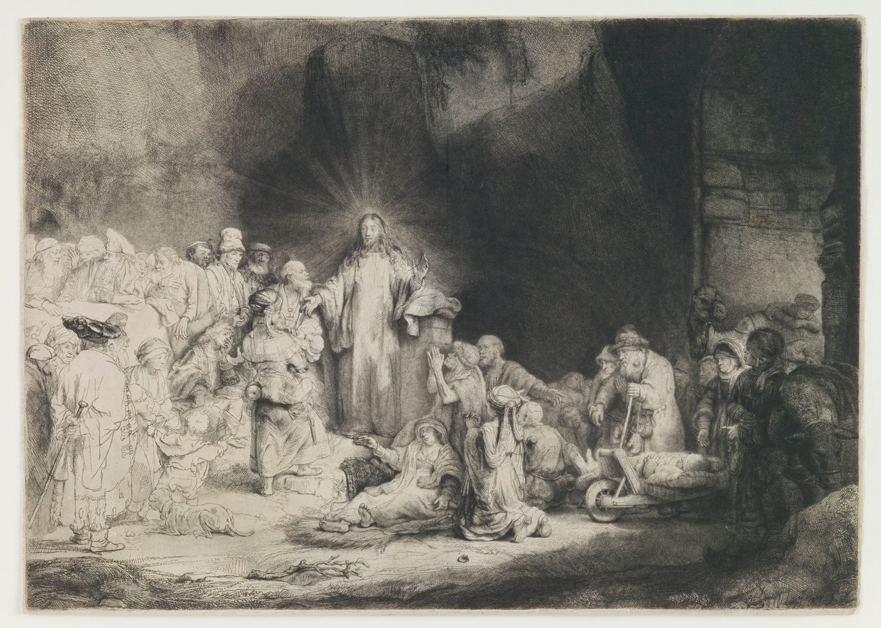 A Impressão Cem Guilder de Rembrandt van Rijn