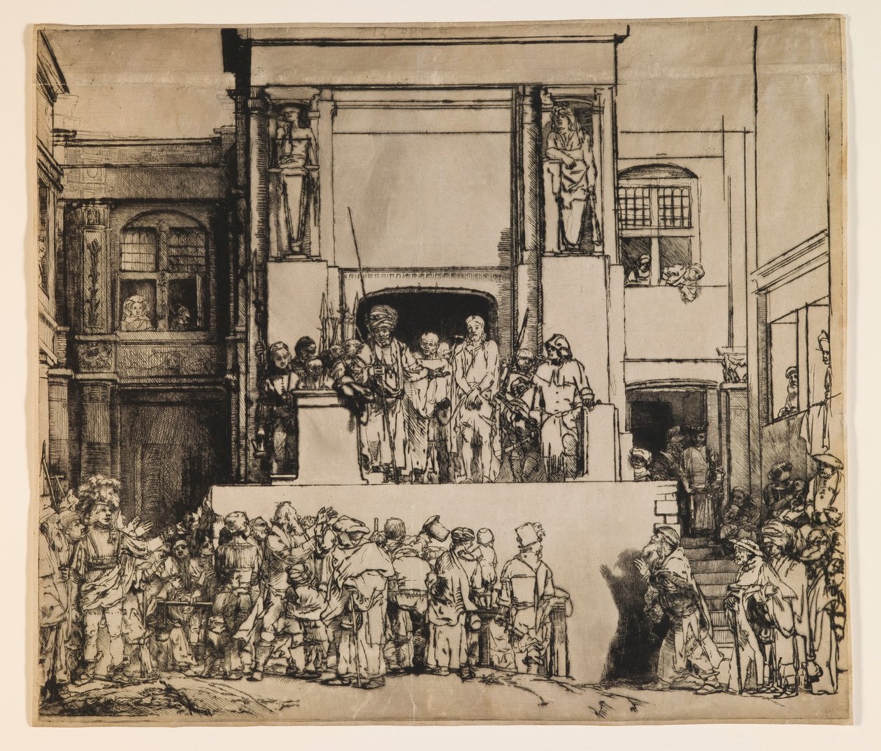 Cristo Apresentado ao Povo (Ecce Homo) de Rembrandt van Rijn