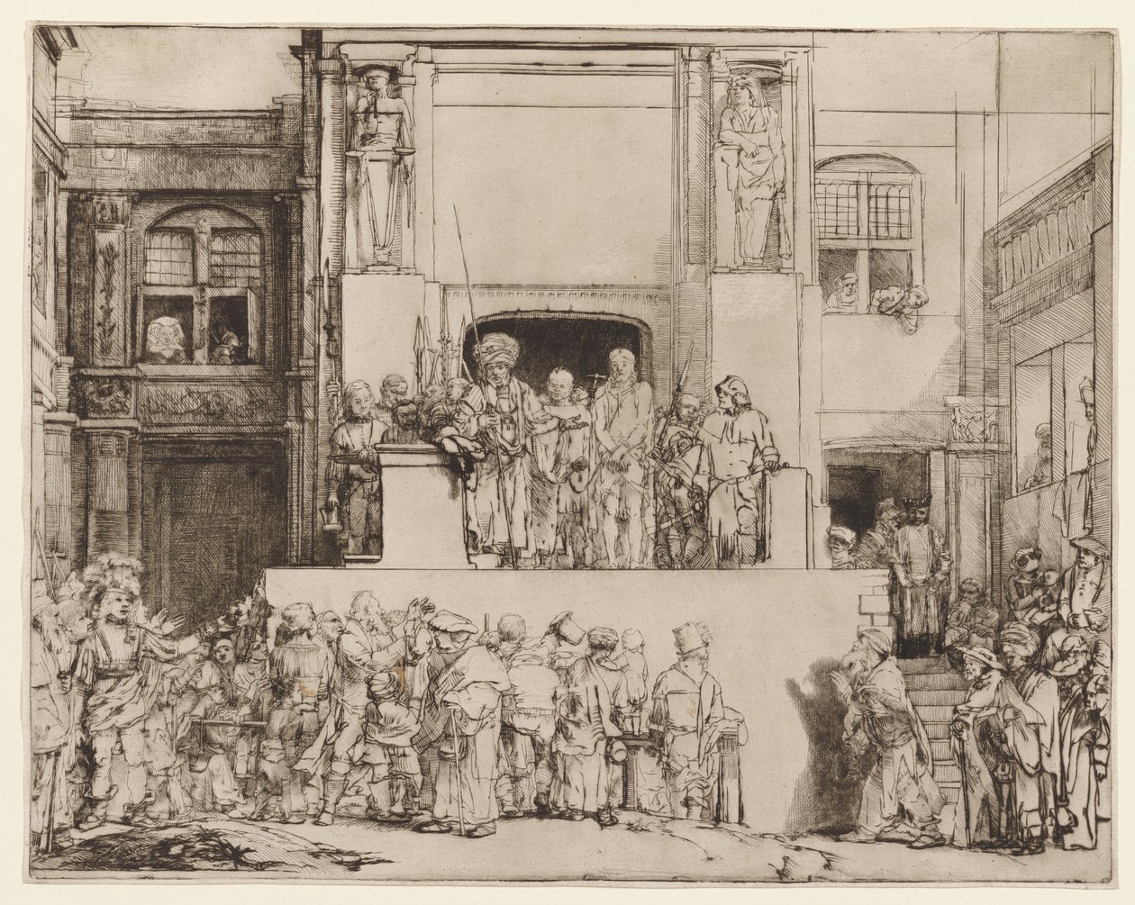 Cristo Apresentado ao Povo (Ecce Homo) de Rembrandt van Rijn