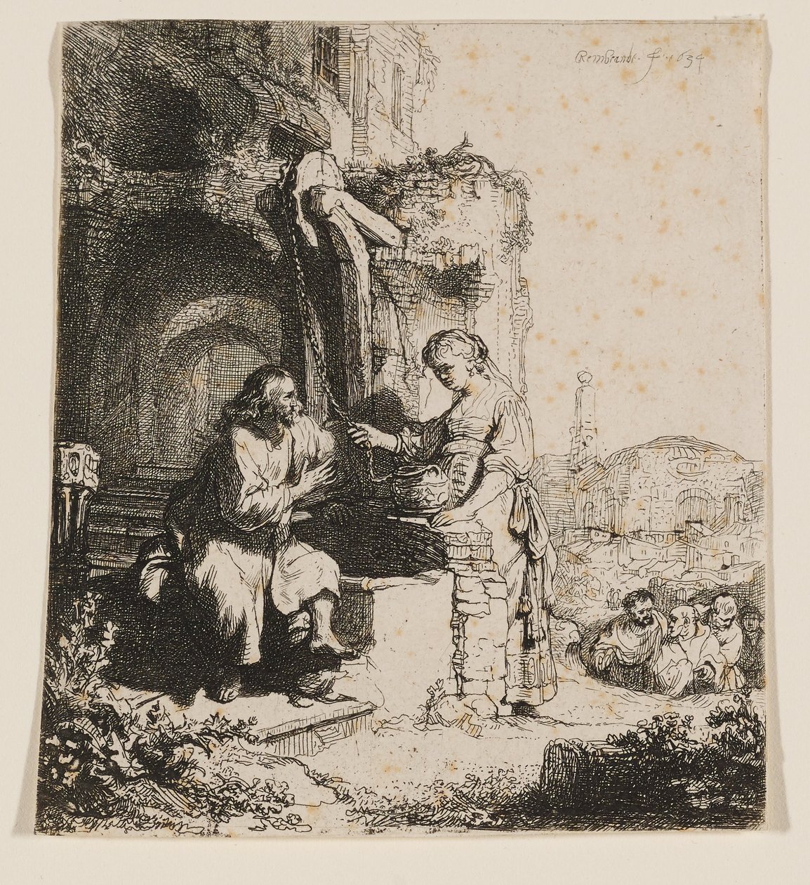 Cristo e a Mulher da Samaria: Entre as Ruínas de Rembrandt van Rijn