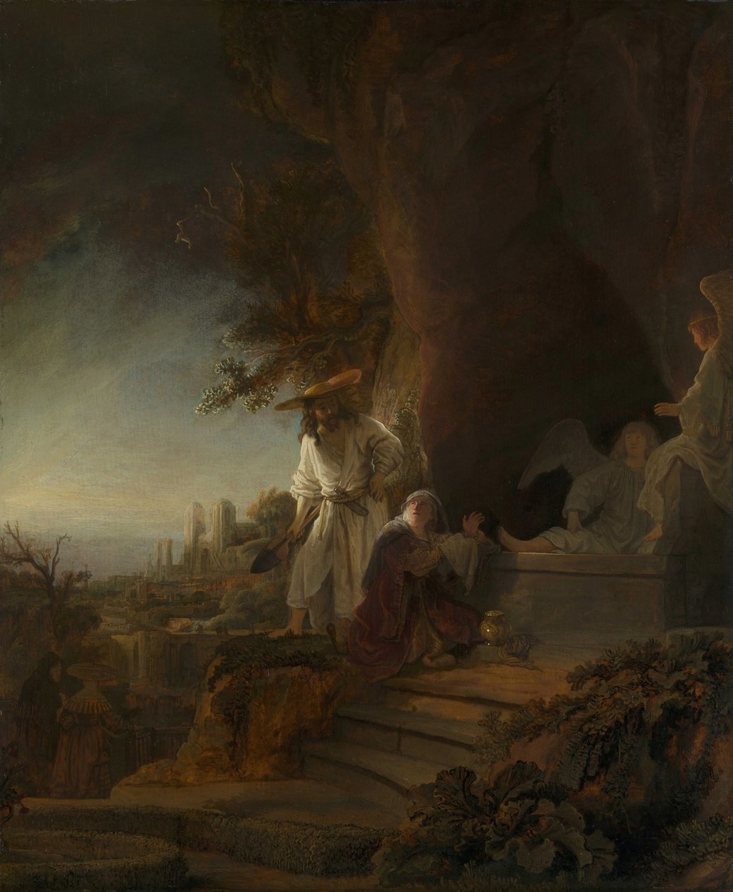 Cristo aparece a Maria Madalena Noli me tangere, 1638. de Rembrandt van Rijn