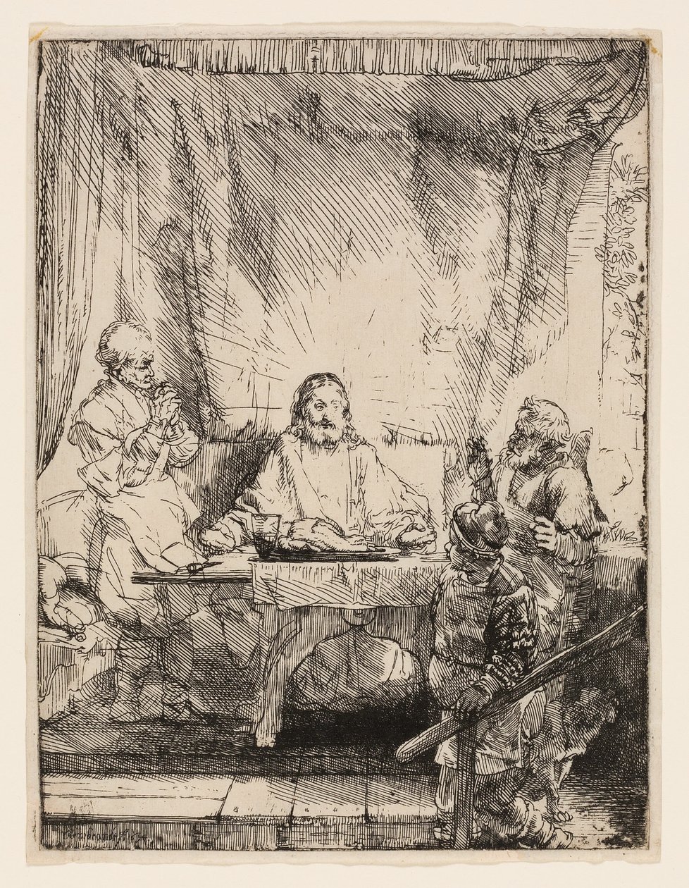 Cristo em Emaús: O Prato Maior de Rembrandt van Rijn