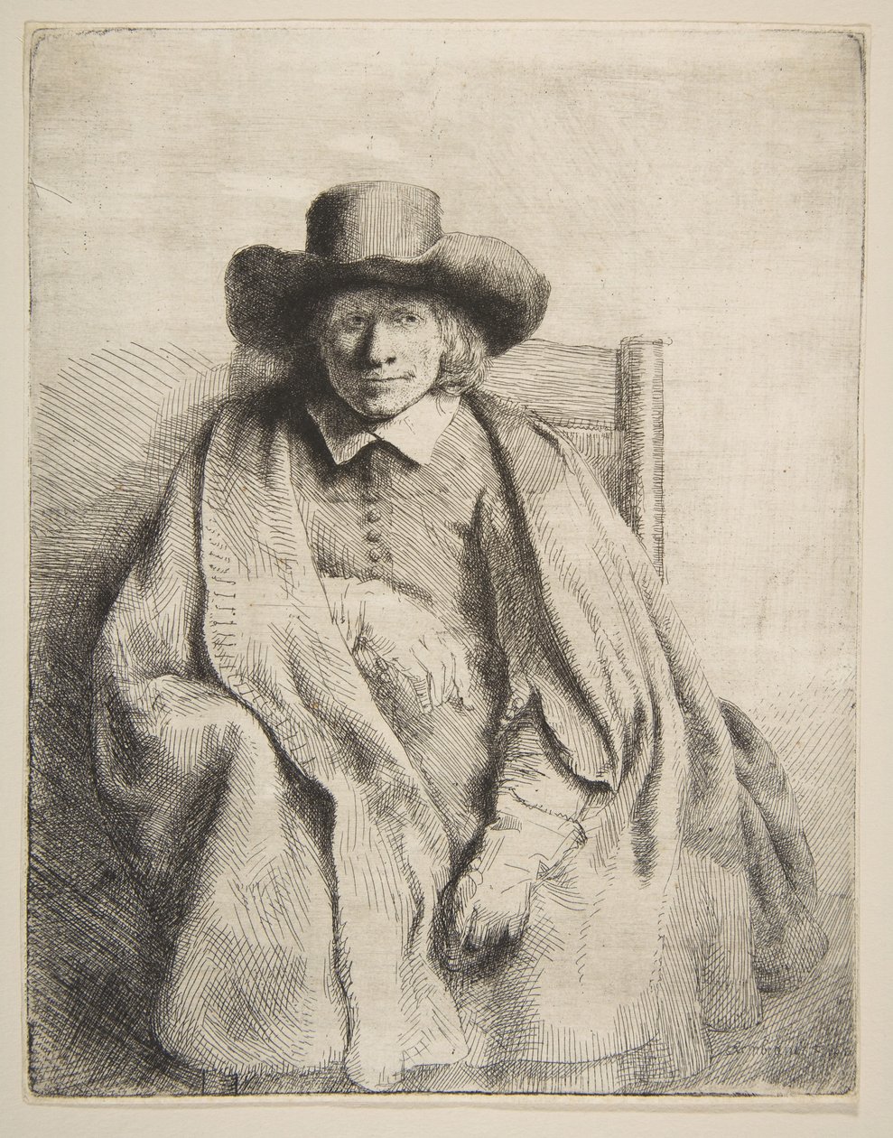 Clement de Jonghe, Printseller, 1651. de Rembrandt van Rijn