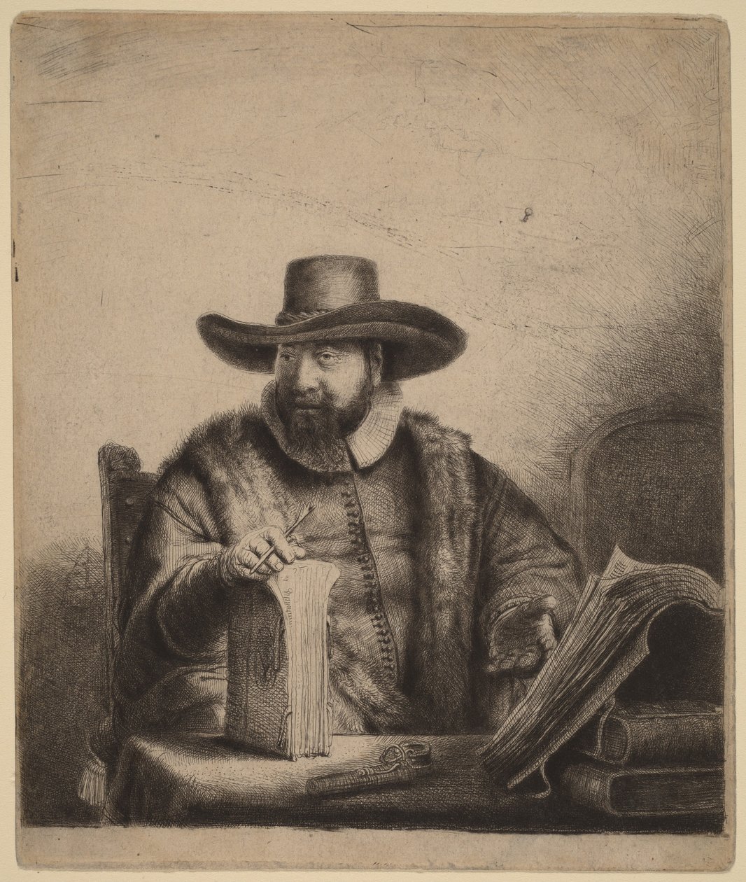 Cornelis Claesz Anslo de Rembrandt van Rijn