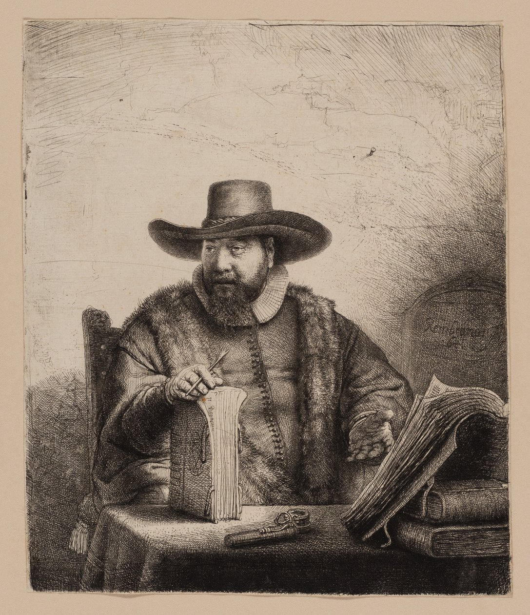 Cornelis Claesz. Anslo, pregador de Rembrandt van Rijn