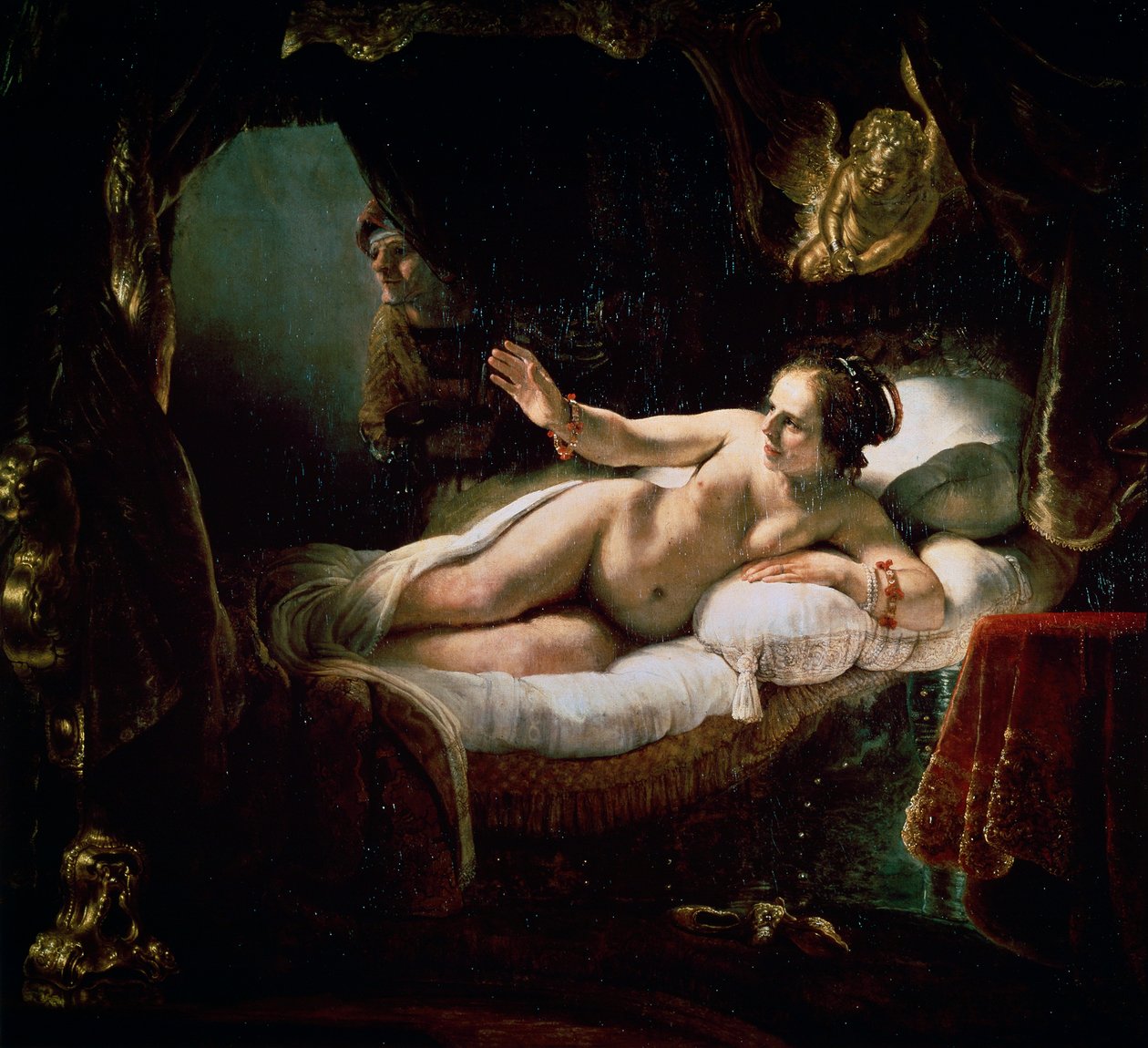 Danae, 1636. de Rembrandt van Rijn