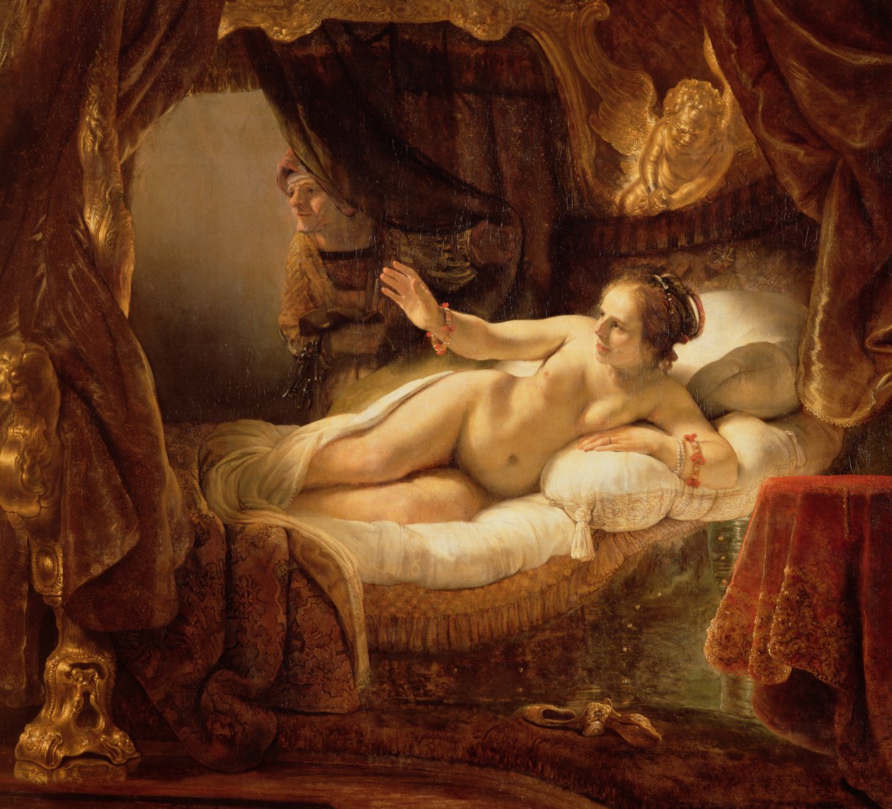 Danae, 1643 de Rembrandt van Rijn