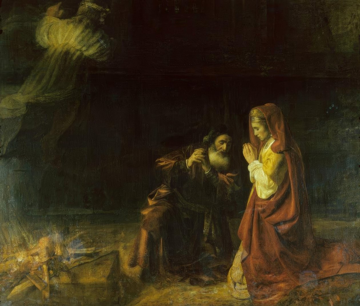 A vítima de Manoá de Rembrandt van Rijn