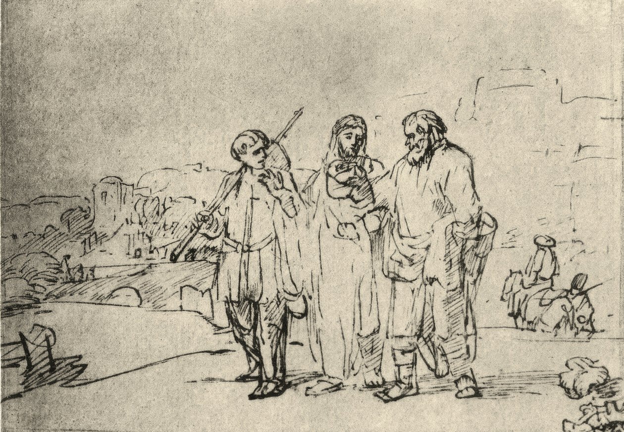 A passagem para Emaús de Rembrandt van Rijn