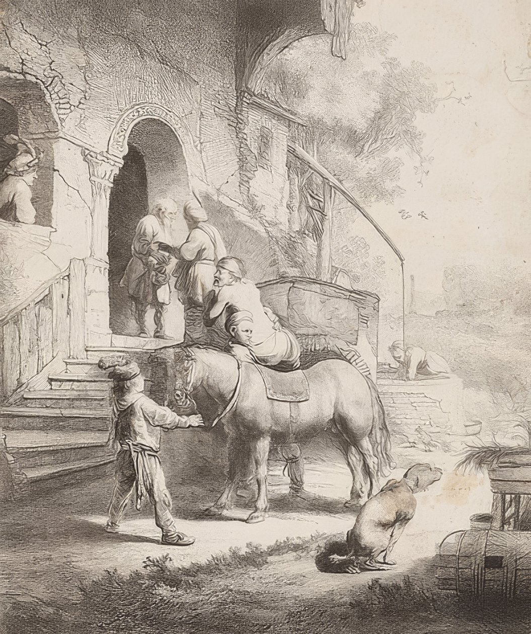 O bom samaritano. 1633 de Rembrandt van Rijn