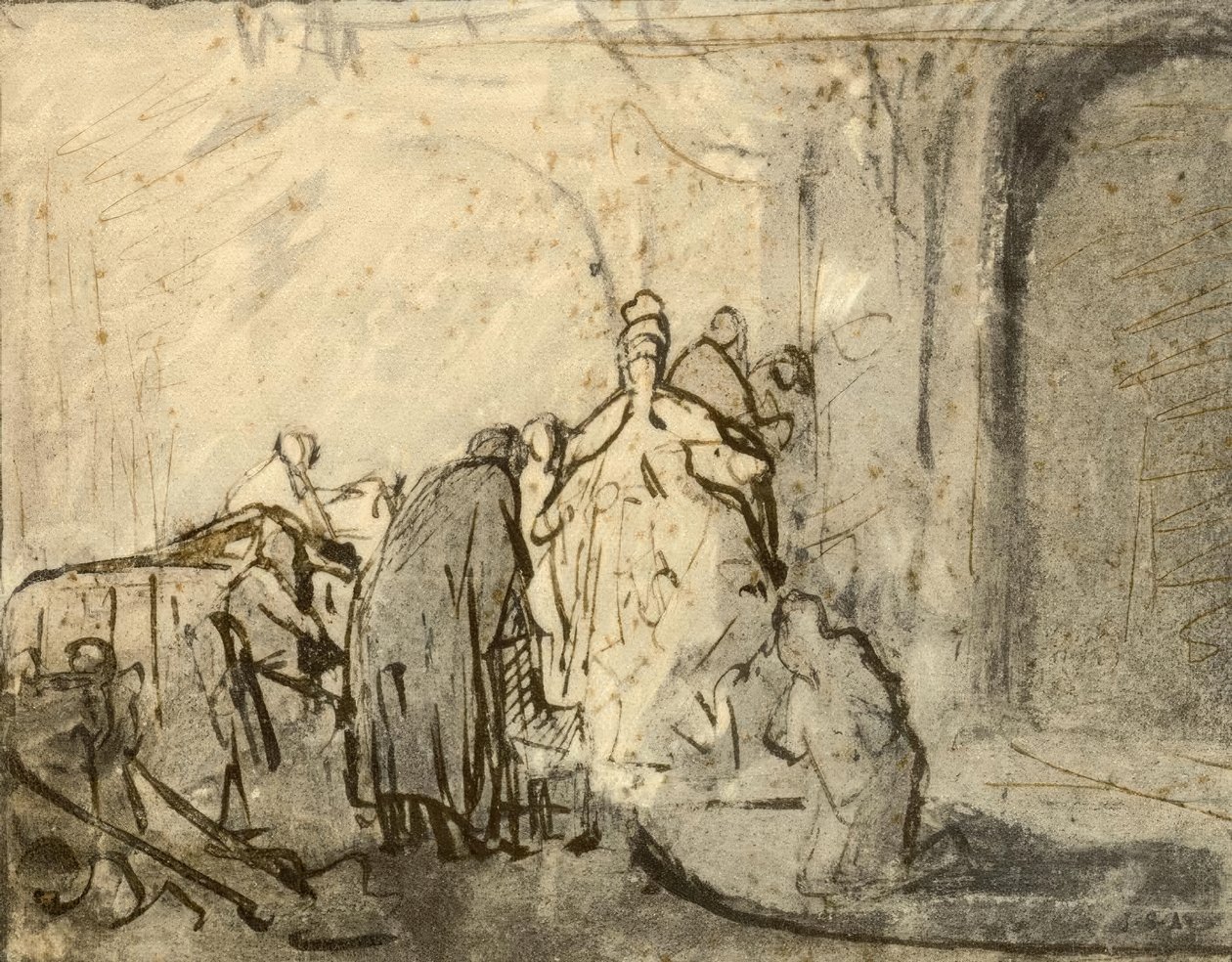 Judas arrependido de Rembrandt van Rijn