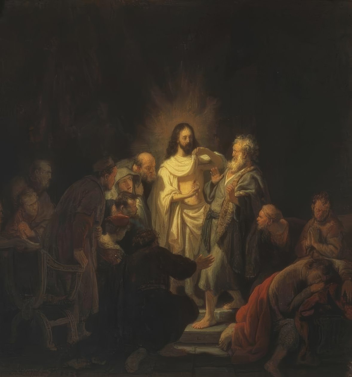 O incrédulo Thomas de Rembrandt van Rijn