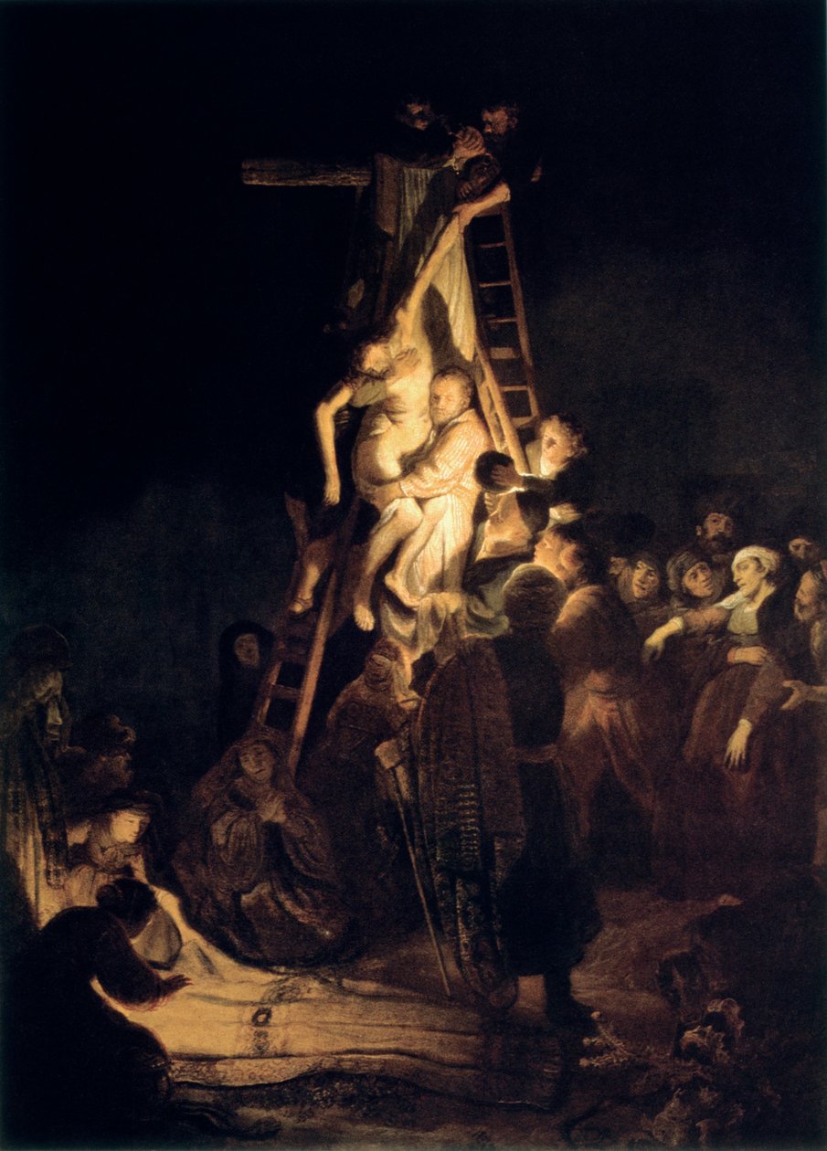 Descida da Cruz, 1634 de Rembrandt van Rijn