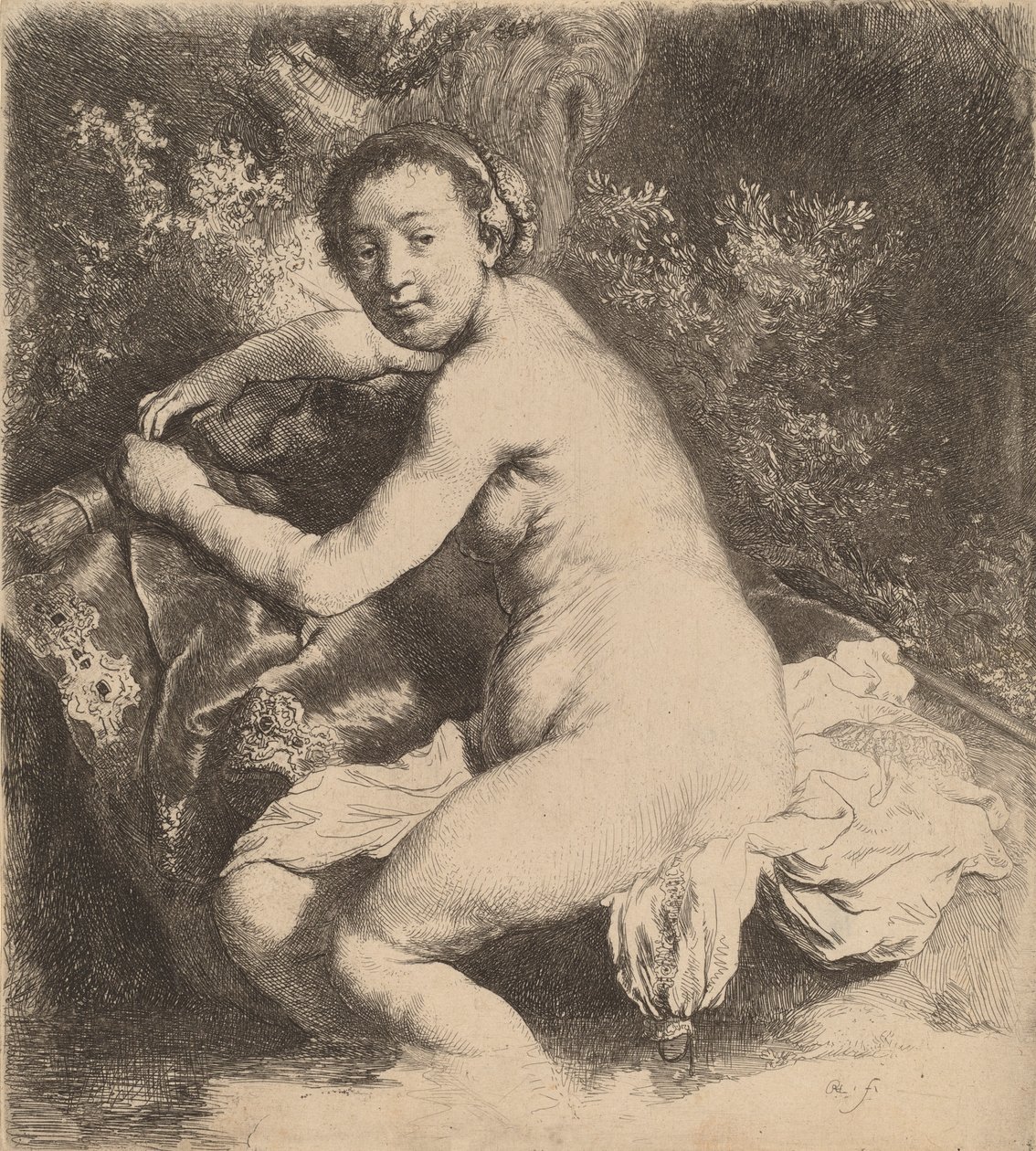 Diana no banho, c. 1631. de Rembrandt van Rijn