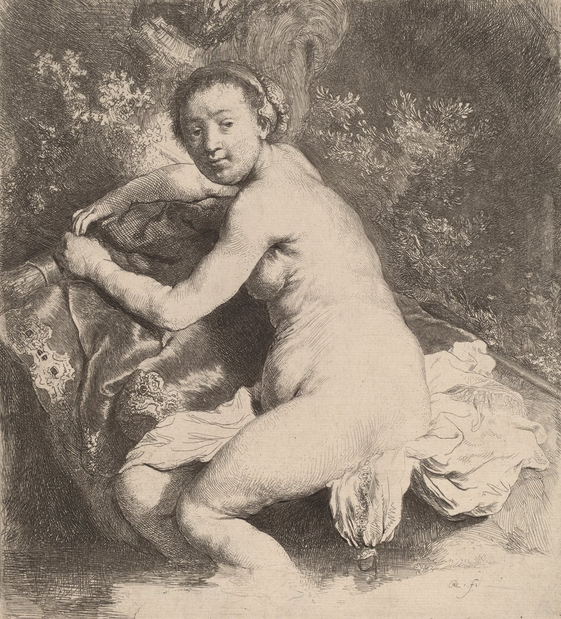 Diana no banho, c. 1631. de Rembrandt van Rijn