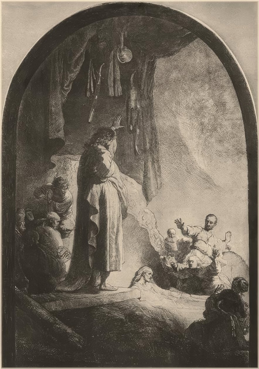 A ressurreição de Lázaro de Rembrandt van Rijn