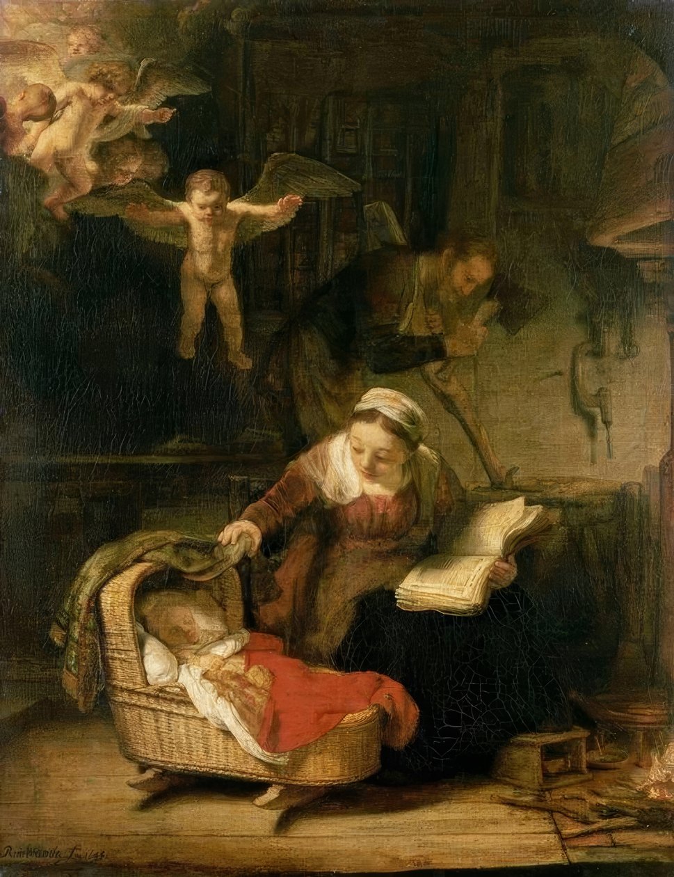 A sagrada família de Rembrandt van Rijn