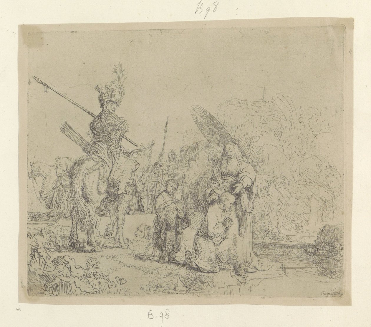 Doop van de kamerling
Colecção de oitenta e cinco estampas originais (título da série) de Rembrandt van Rijn