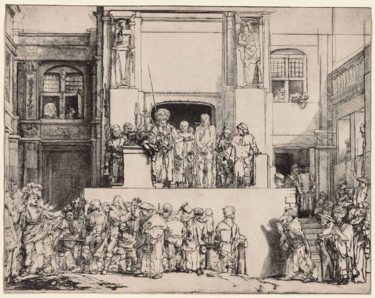 Ece Homo. Cristo apresentado ao povo de Rembrandt van Rijn