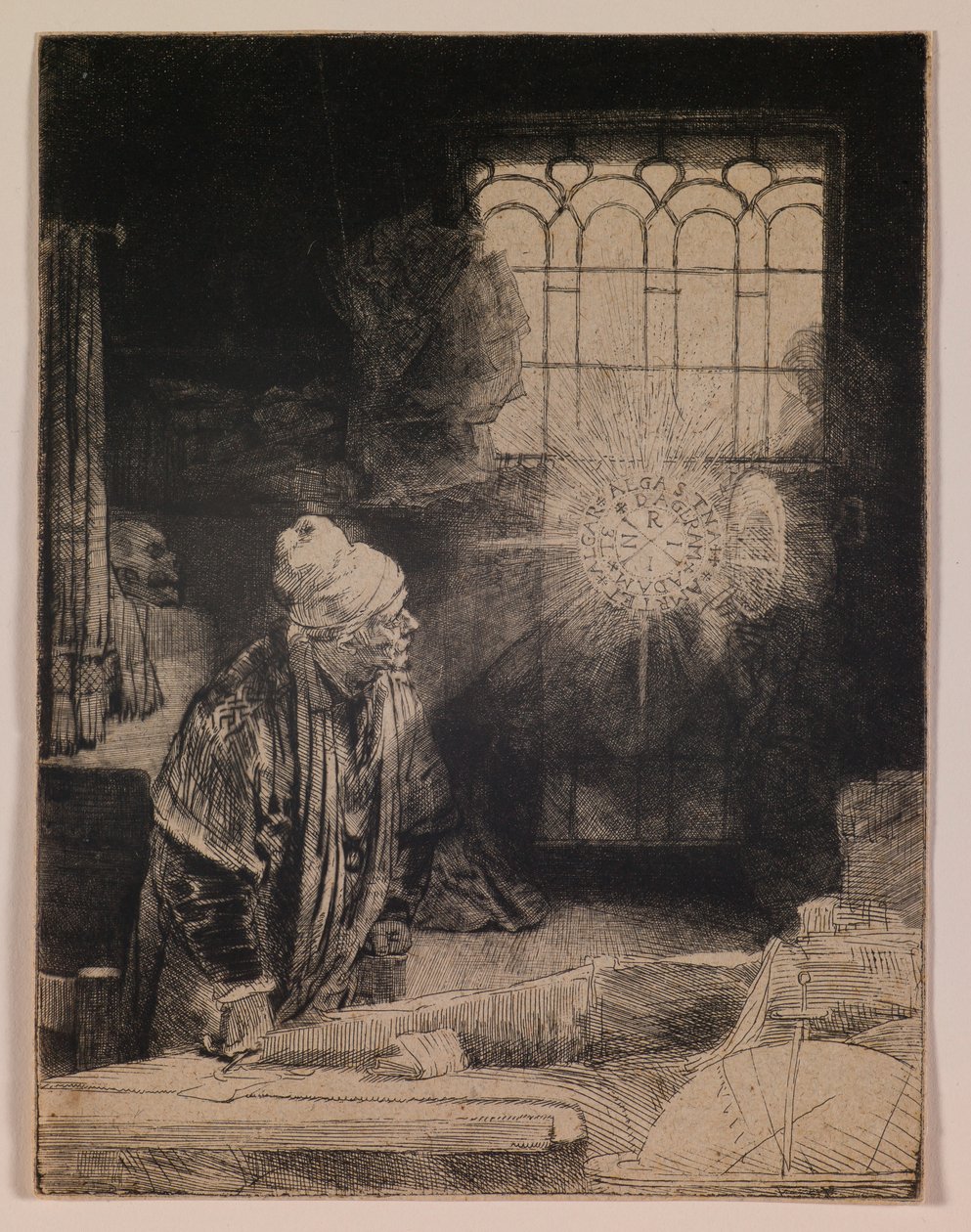 Fausto (O Erudito no Seu Estúdio) de Rembrandt van Rijn