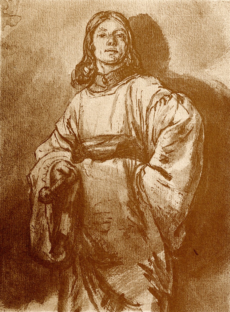 Figura estudo de Rembrandt van Rijn